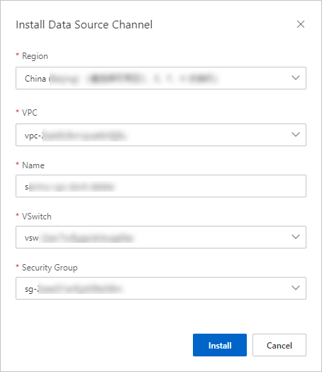 Instalasi Sumber Data