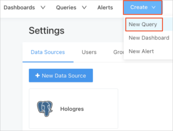 new query