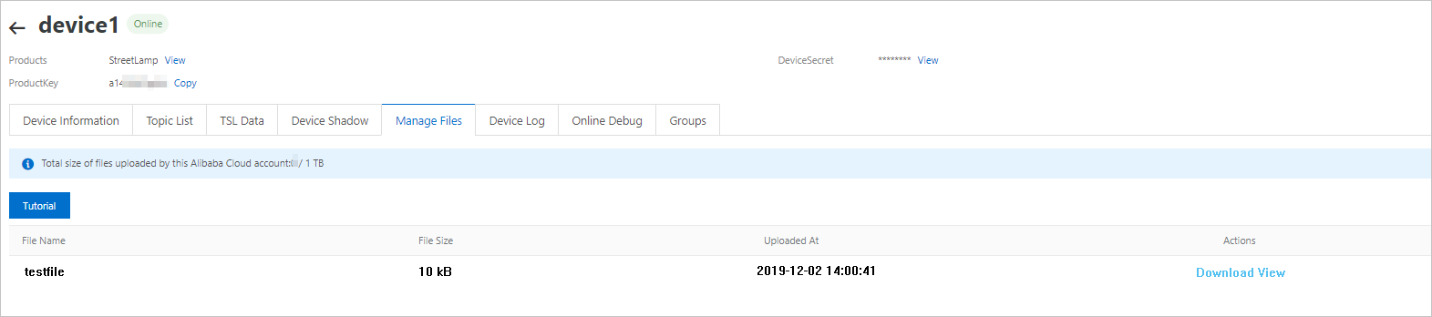 Device file management