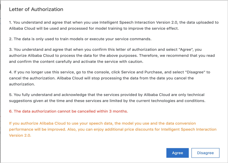 Letter of authorization