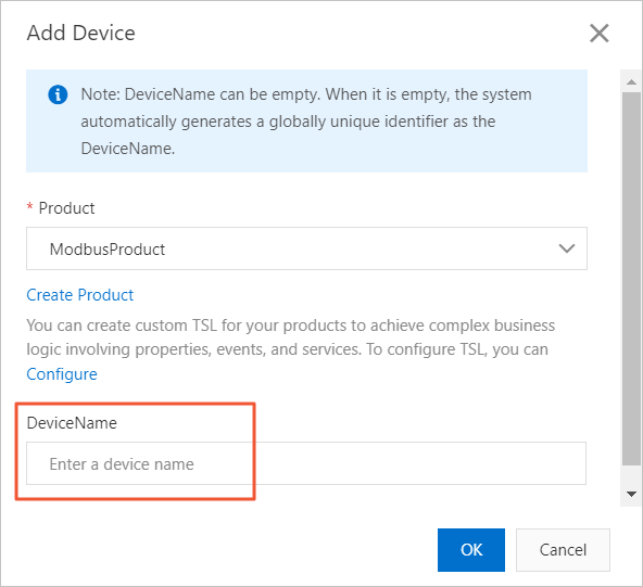 Add Device dialog box
