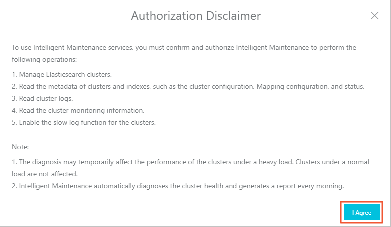 Authorization Disclaimer