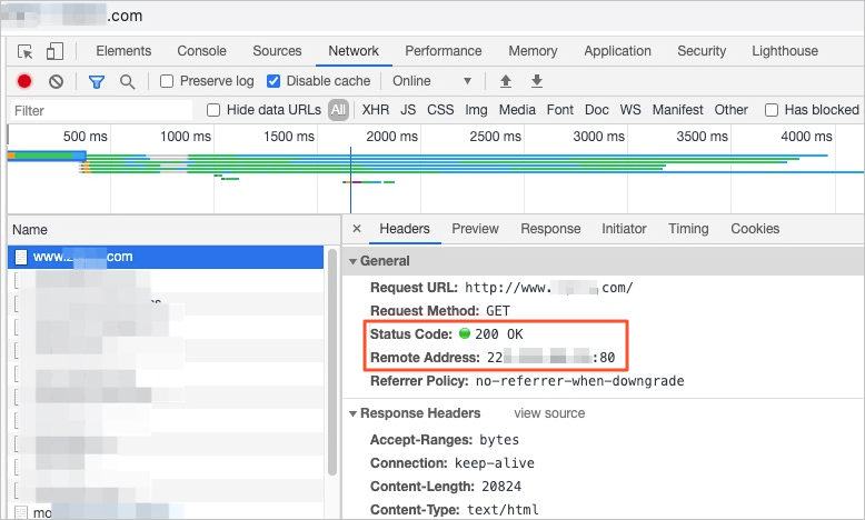 测试网页连通性