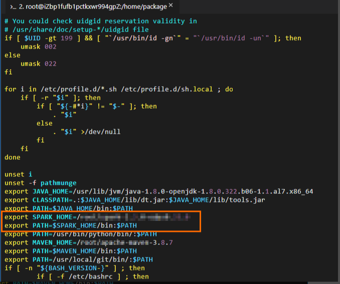 配置Spark环境变量