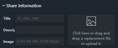 Contoh tampilan tautan berbagi