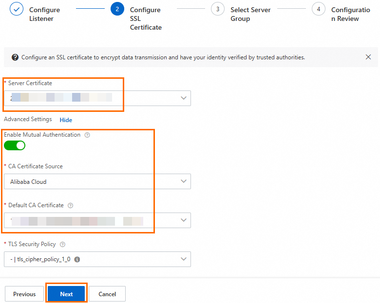 HTTPS监听-双向-阿里签发