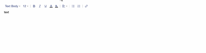 富文本-文字样式