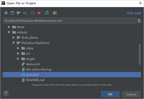 Find the pom.xml file