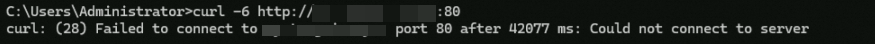 修改安全组-IPv6访问80