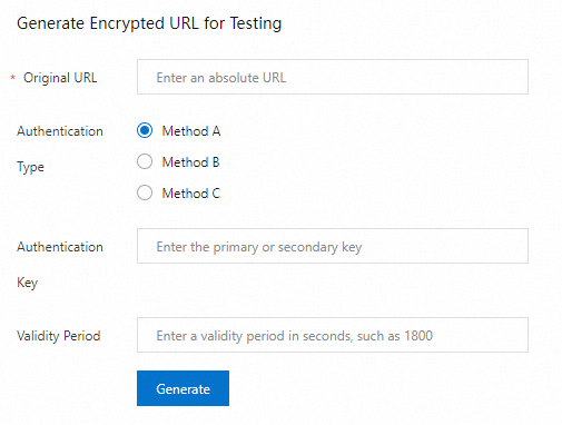 Hasil Otentikasi URL