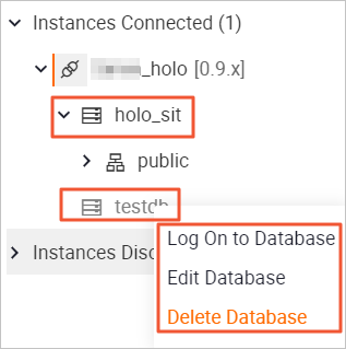 Log on to a database