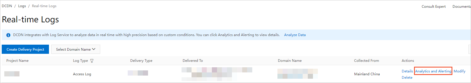 Analytics and Alerting