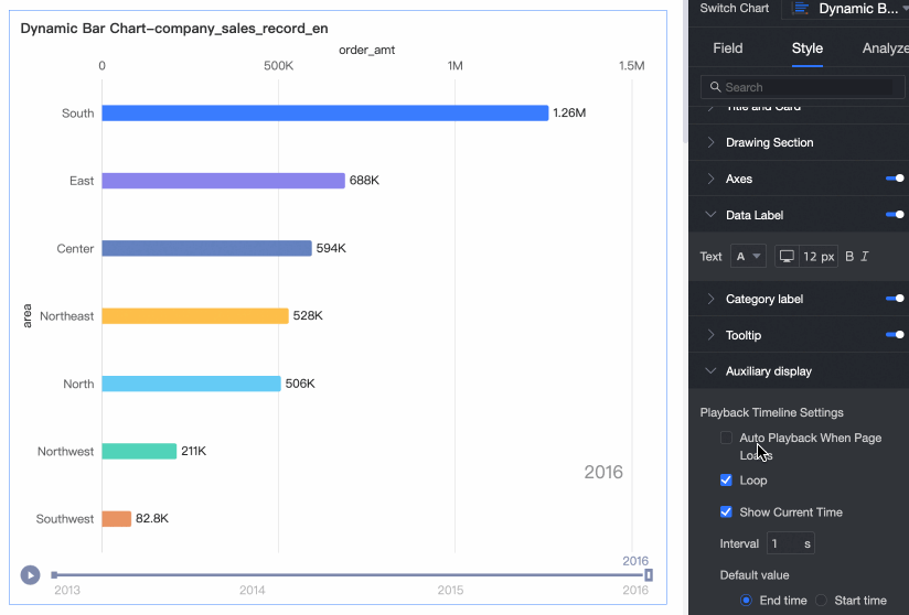 动态条形图-功能配置