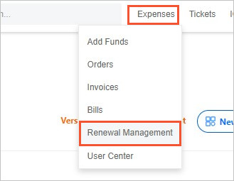 Renewal Management