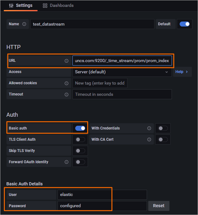 配置Prometheus数据源