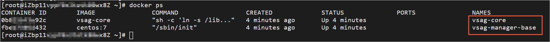 Query the deployment result