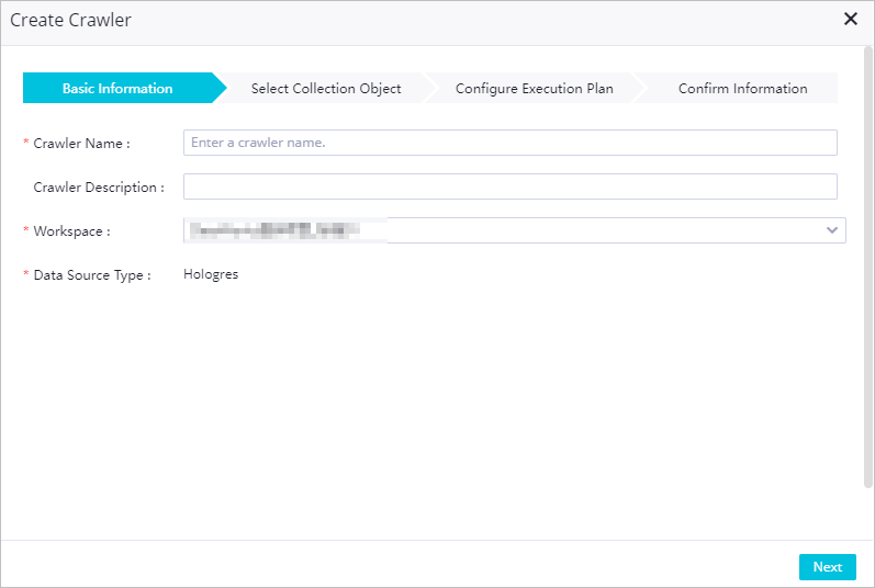 Basic Information step