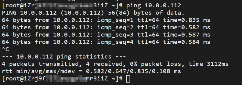 VPC1 to VPC3 connectivity