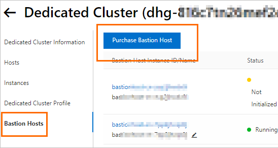 Hubungkan Bastion Host