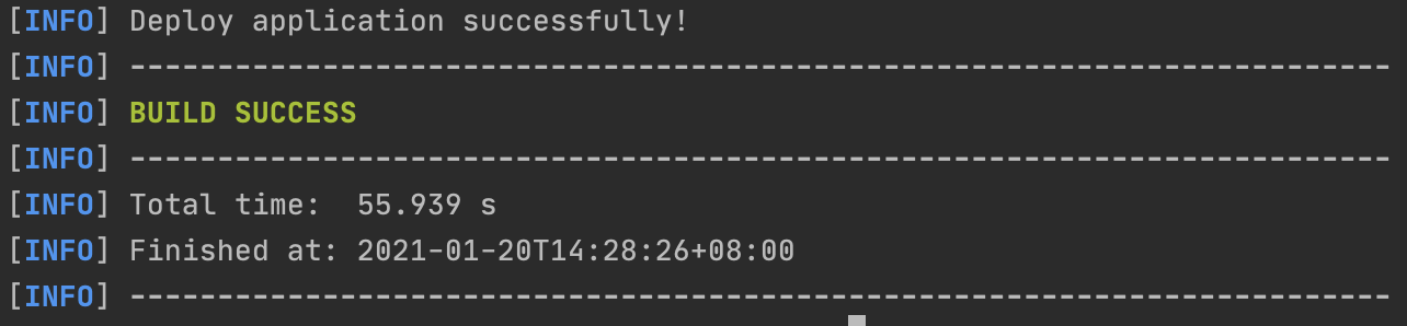 EDAS成功使用toolkit-maven-plugin部署了应用