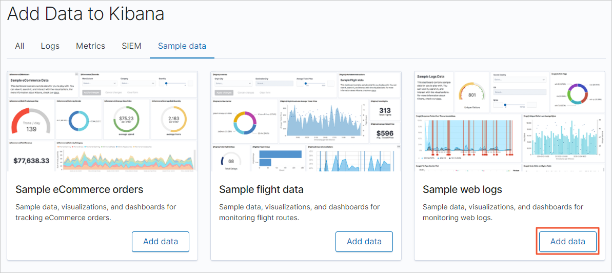 Add sample data