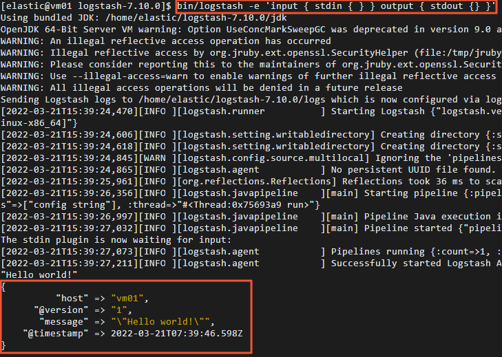 Verify Logstash