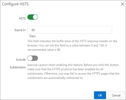 HSTS设置