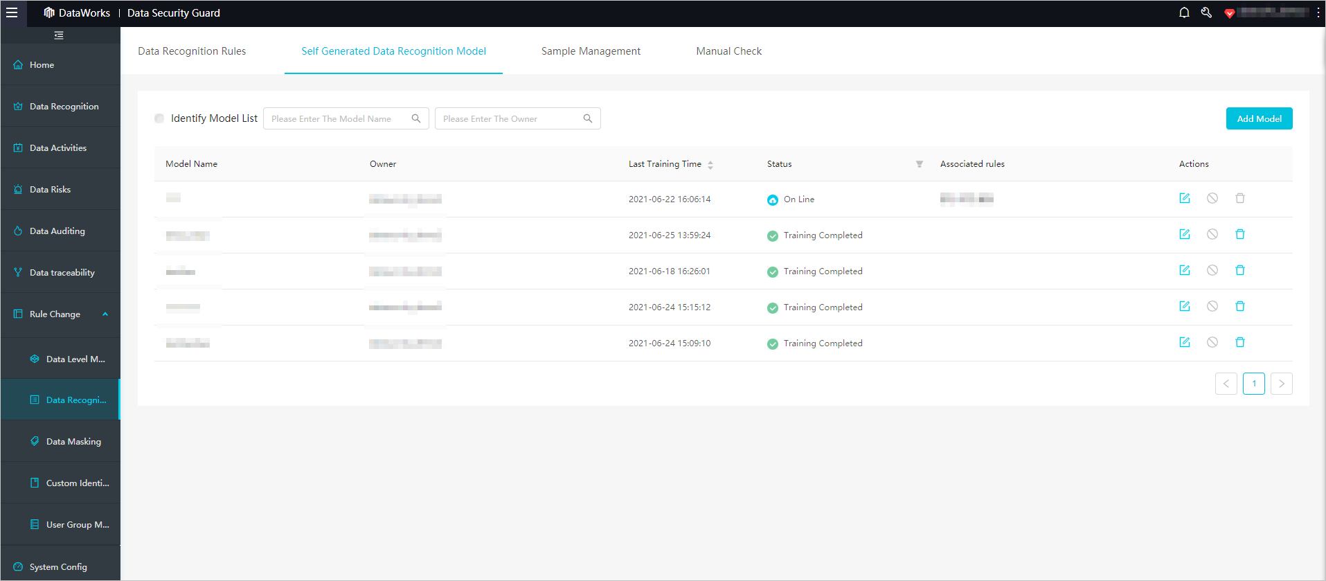 查看模型训练结果