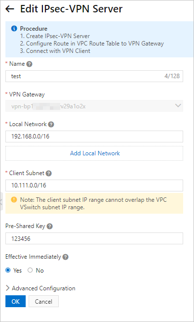 Membuat Server IPsec
