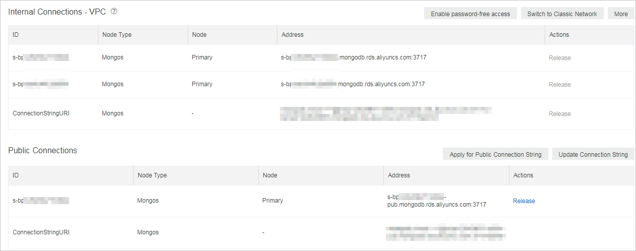 MongoDB单节点查看连接信息