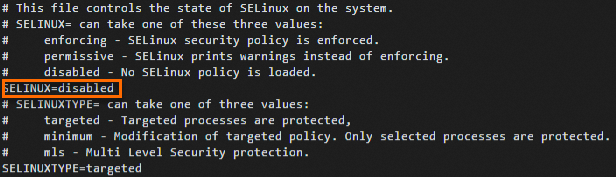 SELINUX状态