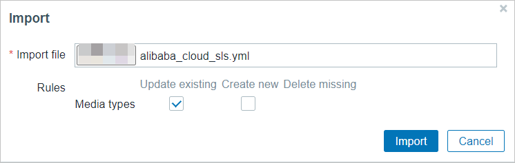 Import alibaba_cloud_sls.yml