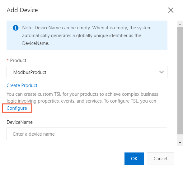Configure