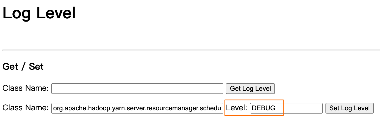 动态修改日志级别