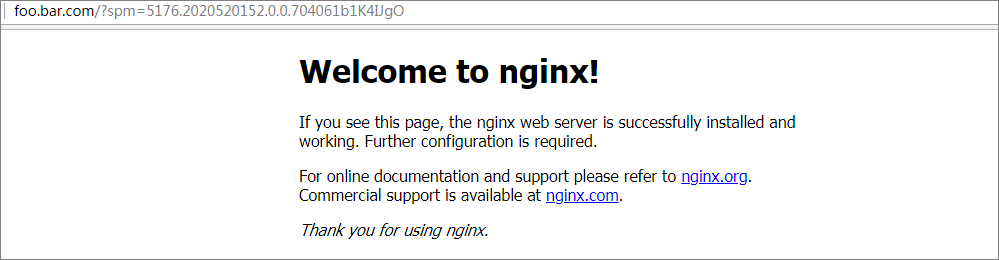 访问nginx