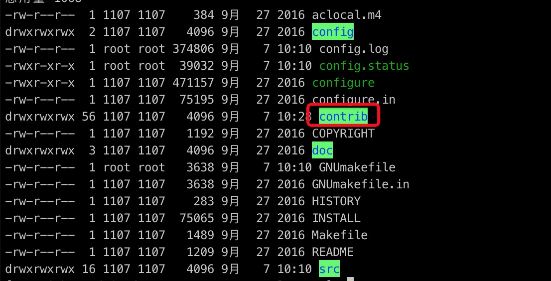 contrib目录