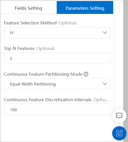 Parameters Setting