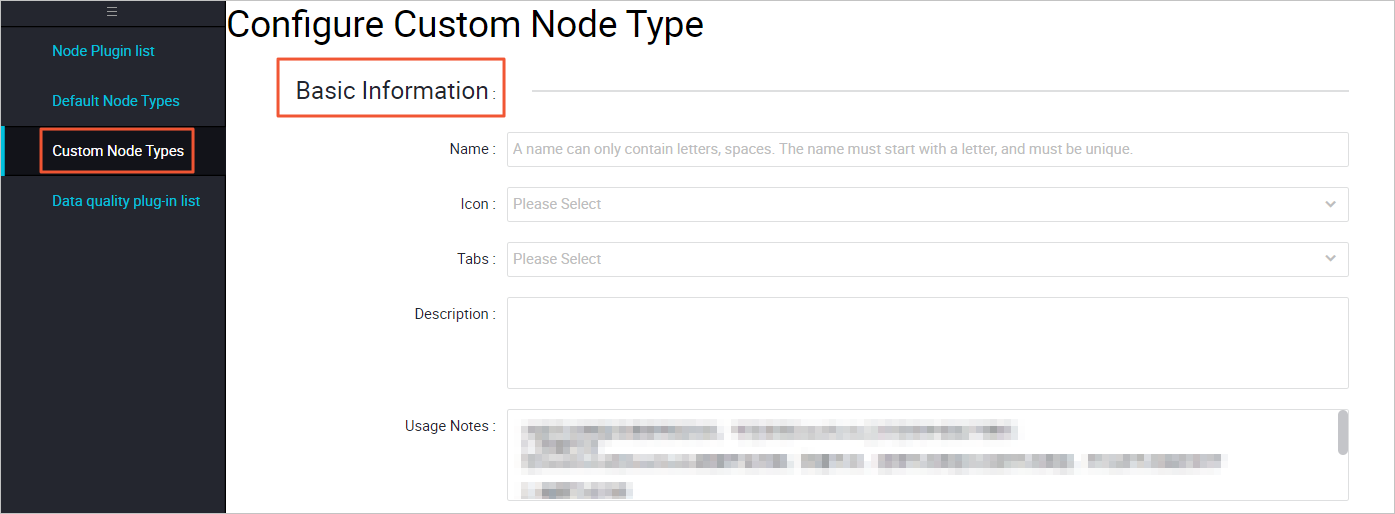Basic Information section
