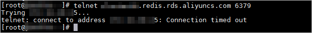 Windows系统telnet连接阿里云Redis失败示例