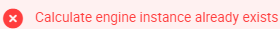 An instance with the same name already exists