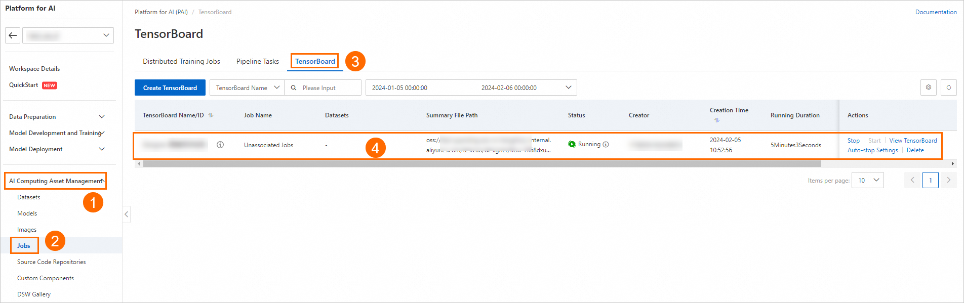 View TensorBoard instances