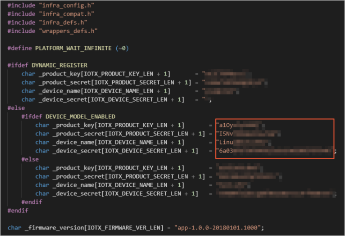 Modify device authentication information