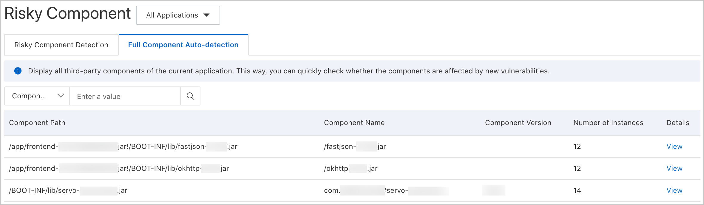 Full component auto-check for Log4j 2 attacks