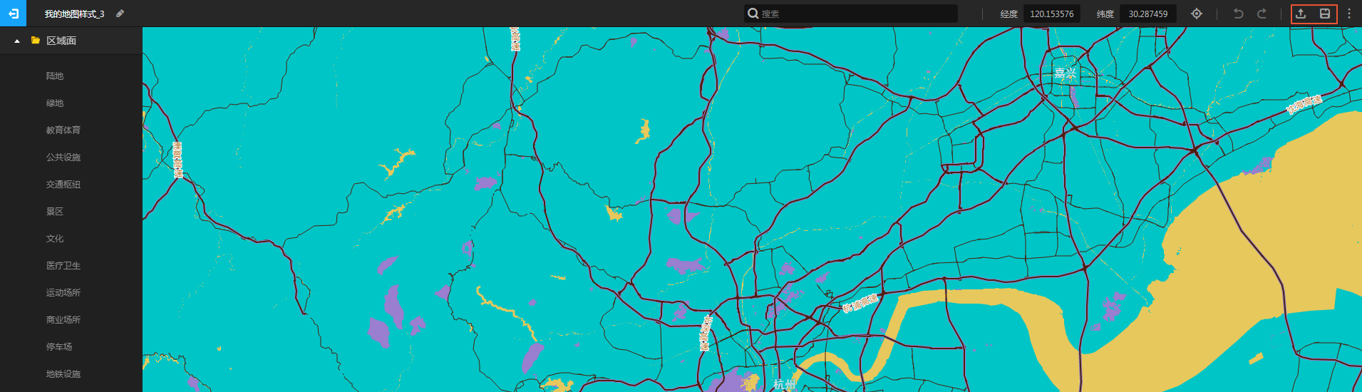 Publish a map template