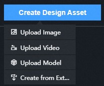 Select Upload Asset Content
