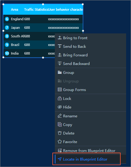 在蓝图编辑器内定位