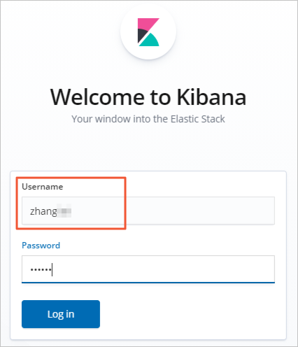 登录Kibana