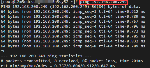 Access ECS2 from ECS1