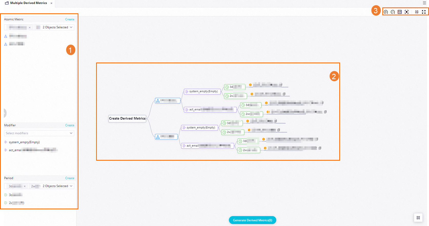 批量生成派生指标