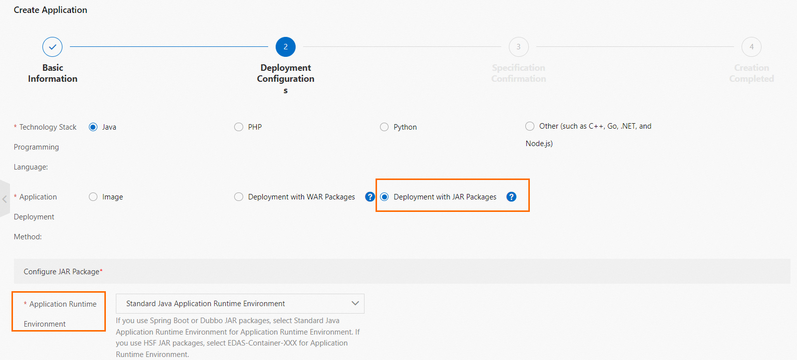 アプリケーション設定の管理 - Serverless App Engine - Alibaba Cloud ドキュメントセンター